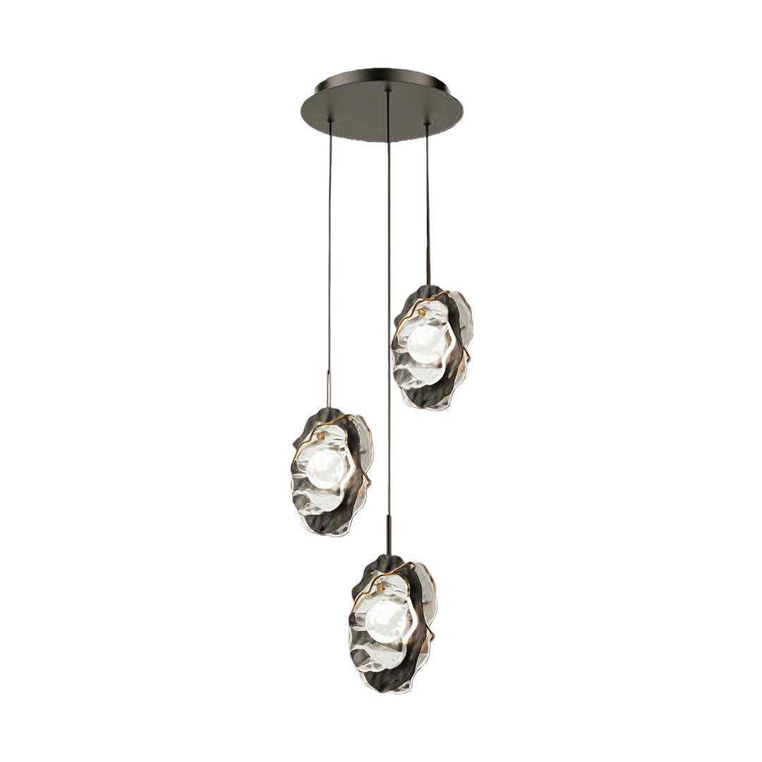 BRAMBLETON GLASS HANGING LIGHT WITH ADJUSTABLE HEIGHT