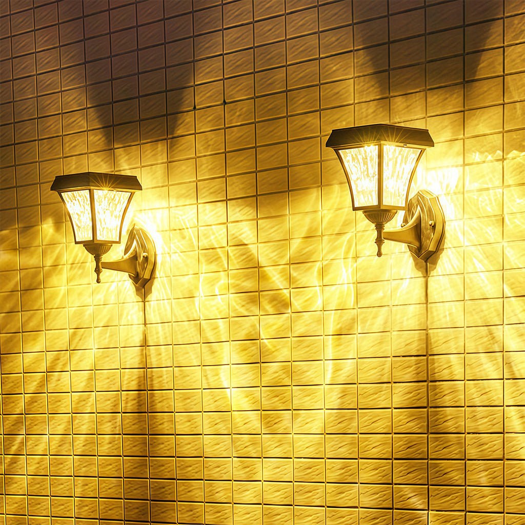 WHITECREST SOLAR GARDEN WALL LANTERN