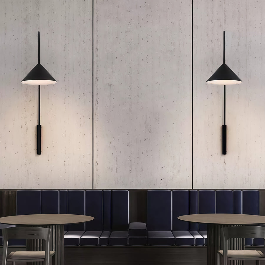 RAVENHURST IRON WALL SCONCE WITH ELONGATED ARM