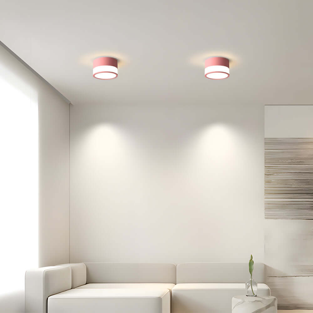 WINDSOR HORIZON ROUND FLUSH-MOUNT LED LIGHT