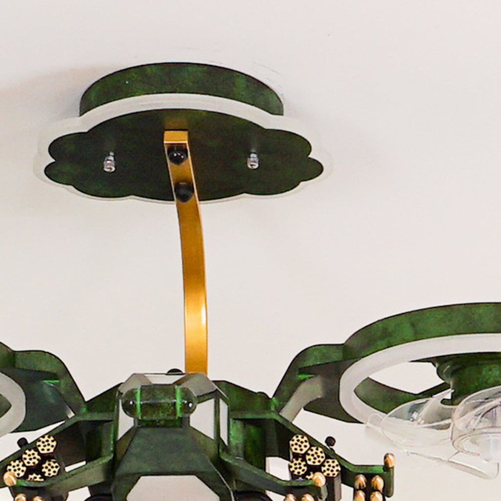 WINDSOR AVIATOR KIDS' CEILING FAN LIGHT WITH LED ILLUMINATION