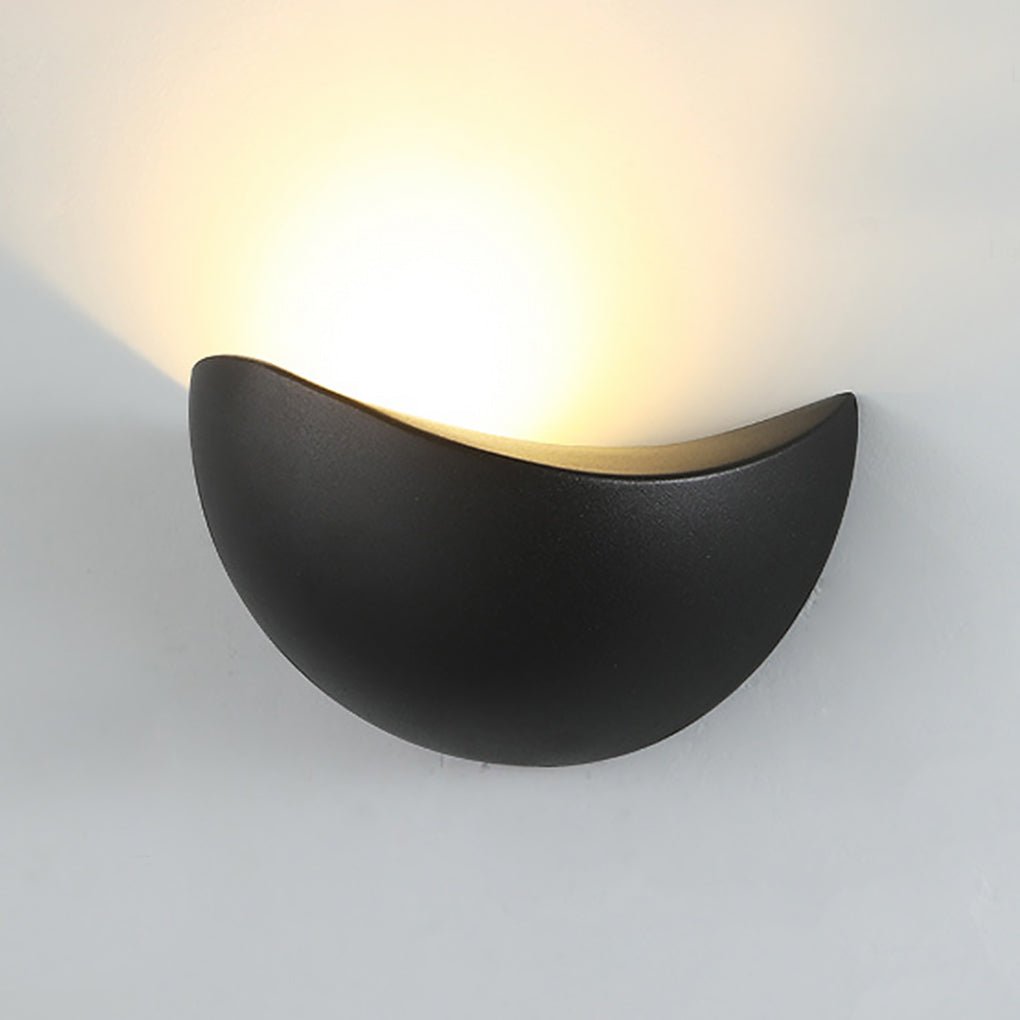 WHITBY MODERN GEOMETRIC LED OUTDOOR WALL LIGHTING