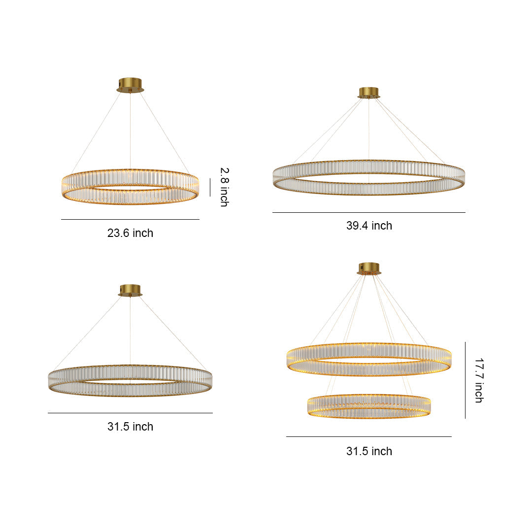 WINTHORPE CRYSTAL ORB CEILING LUMINAIRE