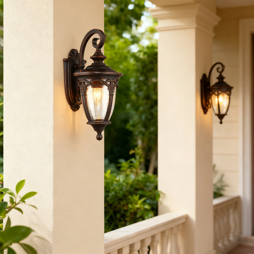 BLACKWATER ALUMINUM OUTDOOR WALL LANTERN