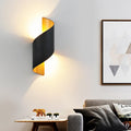 WINDSOR SPIRAL ILLUMINATION WALL SCONCE - Waterproof Dual-Glow Fixture for Aisles and Balconies