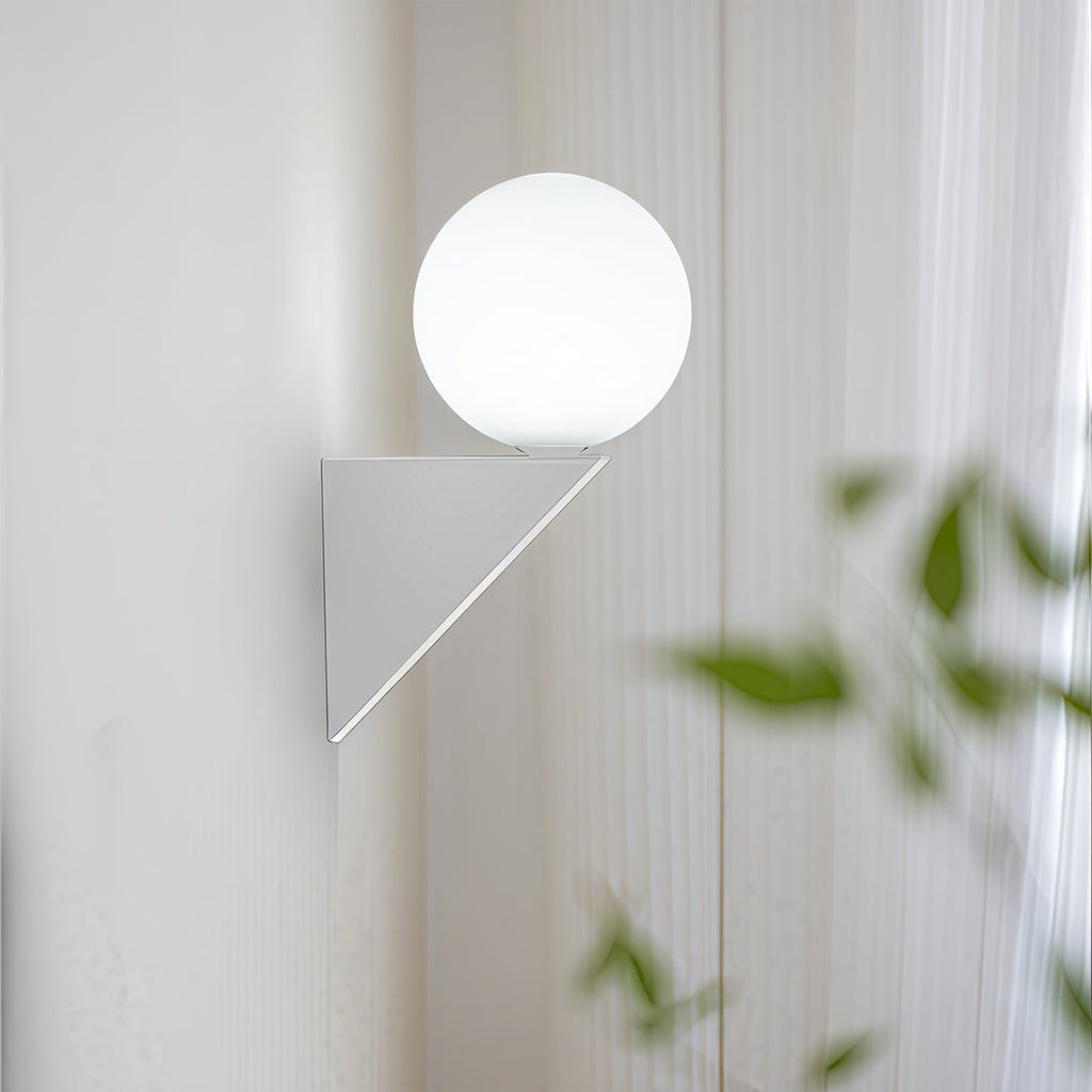 WINTERBOURNE CLEAR SPHERE WALL LANTERN