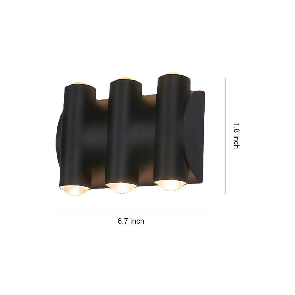 BRANSON DUAL-ANGLE OUTDOOR LED WALL SCONCE