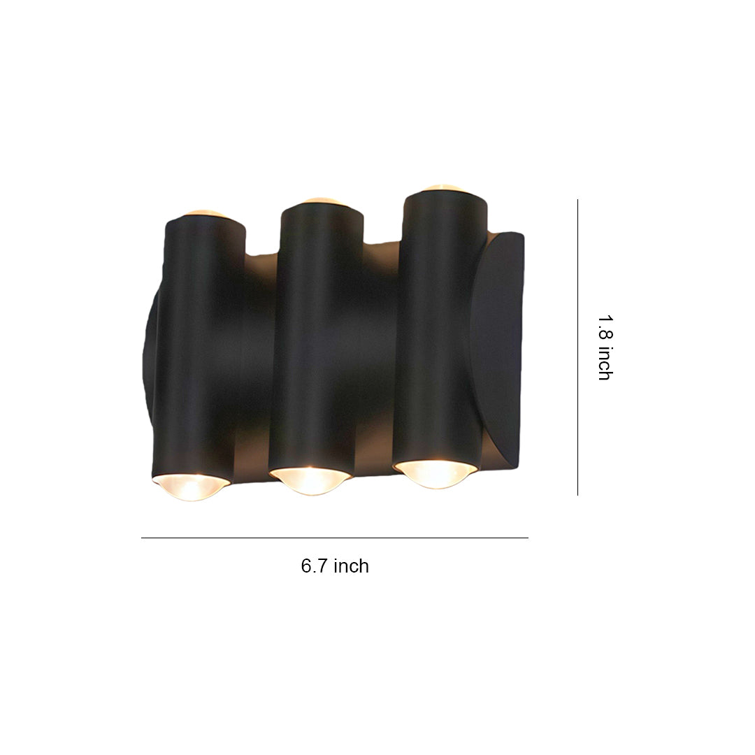 BRANSON DUAL-ANGLE OUTDOOR LED WALL SCONCE