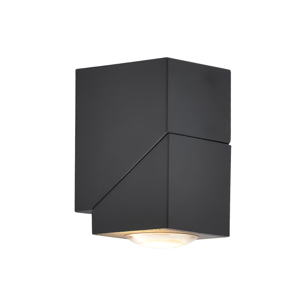 WINCHESTER BLACK WATERPROOF WALL LANTERN WITH ADJUSTABLE BEAM