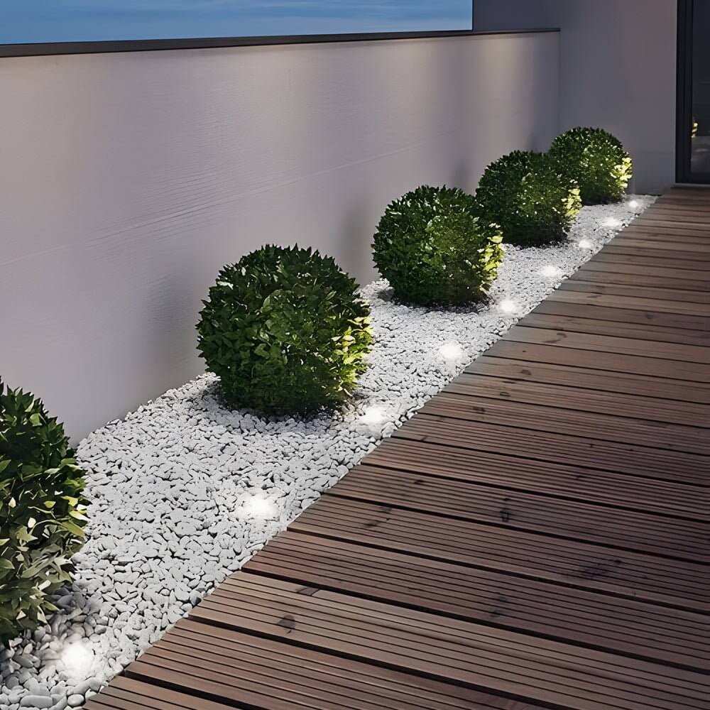 WINDSOR SOLAR-POWERED IN-GROUND GLOW LIGHT