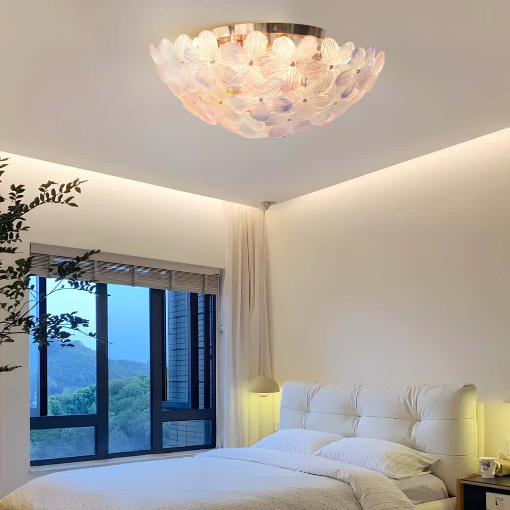 FLORENCE PETAL GLASS CEILING LANTERN