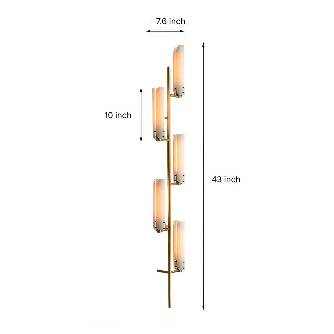 CHARLESTON CRYSTAL ENCAPSULATED WALL SCONCE