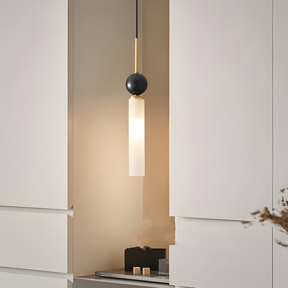WINTHROP MARBLE TOWER HANGING LIGHT