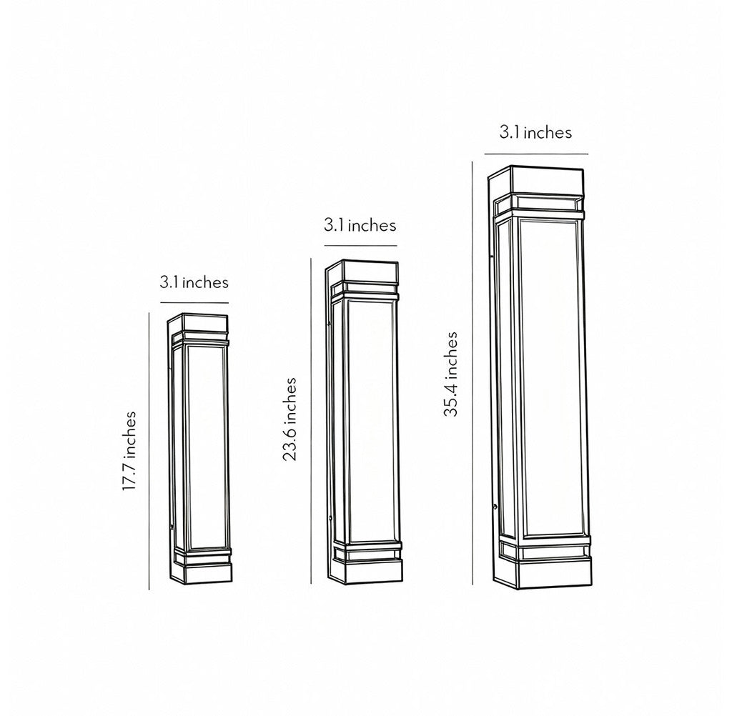 WINTHROP RECTANGULAR AQUATIC WALL LANTERN