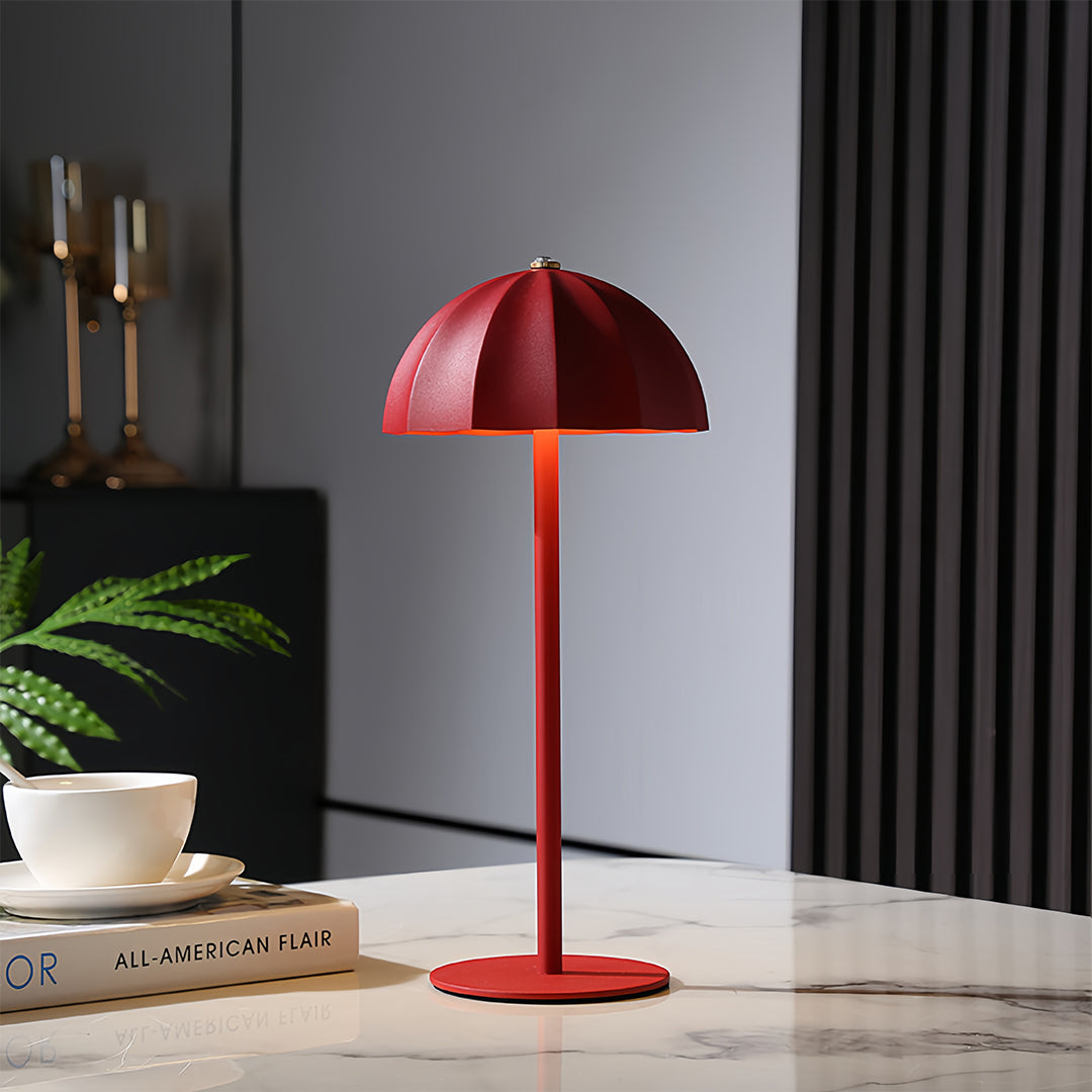 WINTHROP CORDLESS METAL MUSHROOM LANTERN