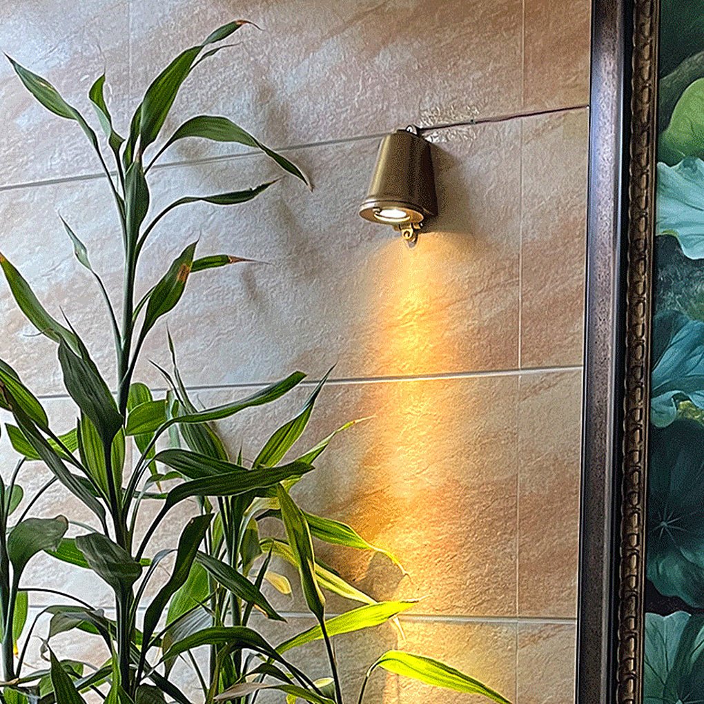 WINTHORPE VINTAGE BELL OUTDOOR WALL LIGHTING FIXTURE