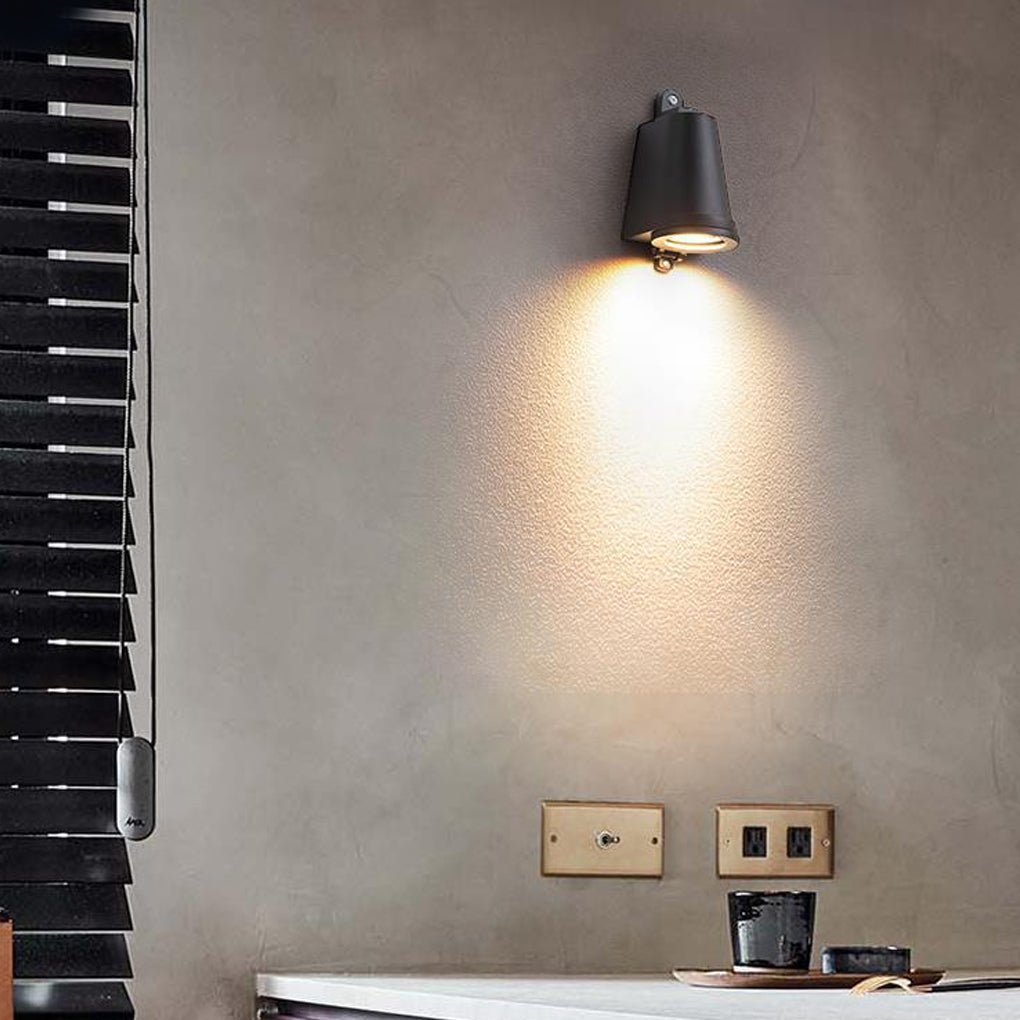 WINTHORPE VINTAGE BELL OUTDOOR WALL LIGHTING FIXTURE