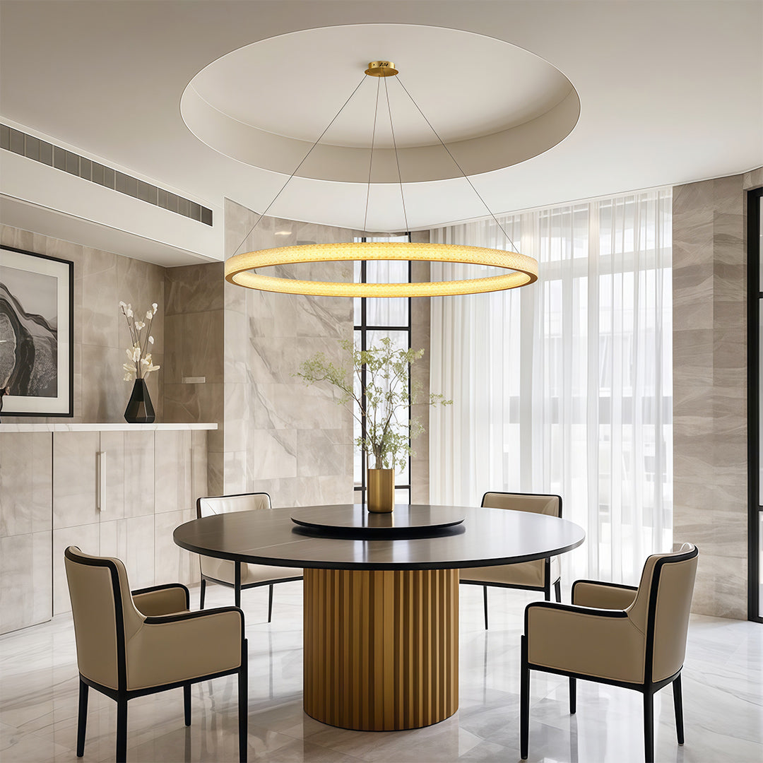 FENWICK CIRCULAR COPPER LUMINAIRE