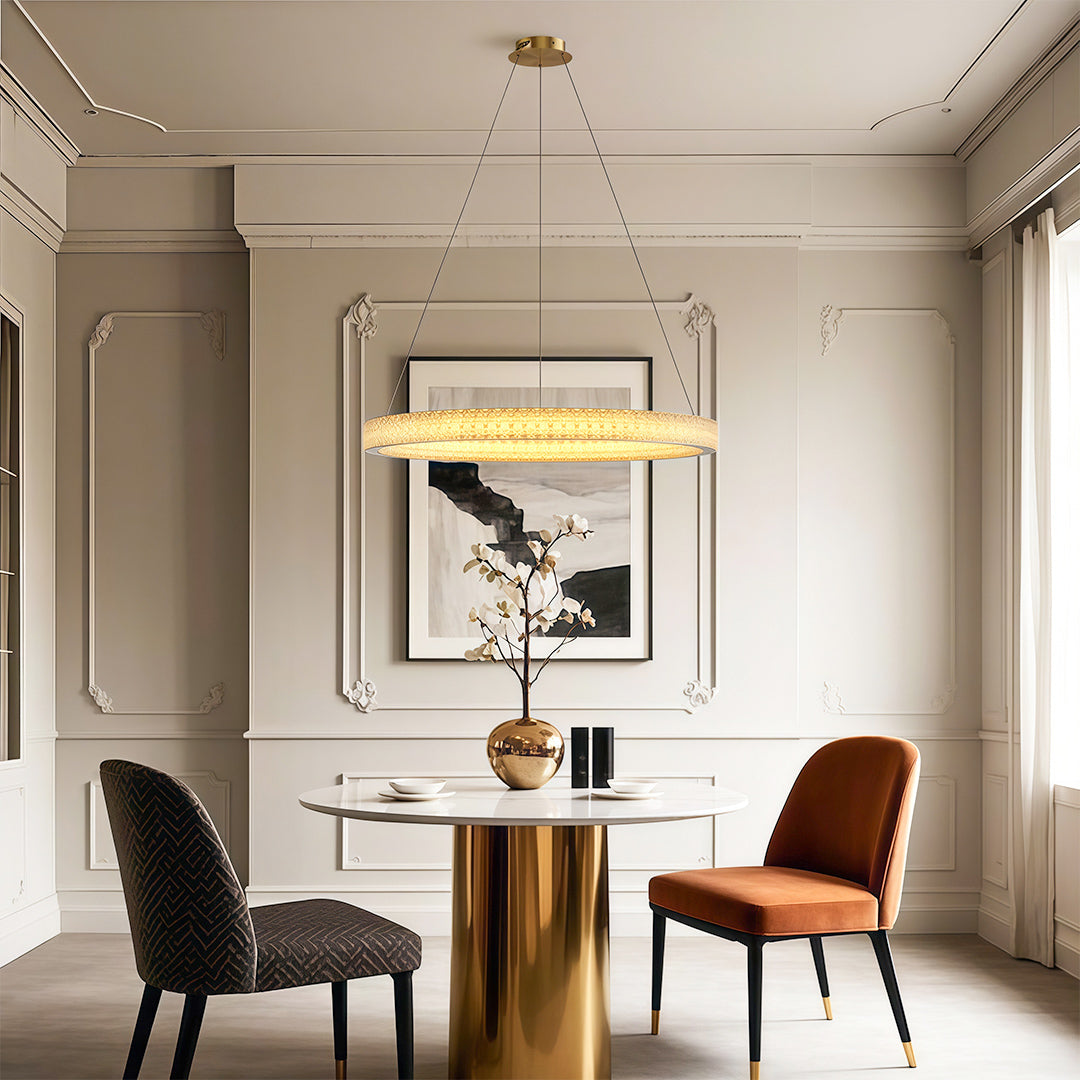 FENWICK CIRCULAR COPPER LUMINAIRE