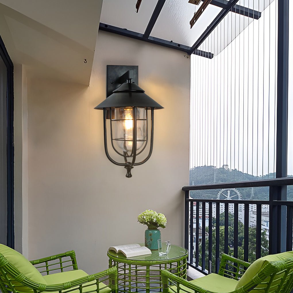 FENWICK RUSTIC METAL OUTDOOR SCONCE