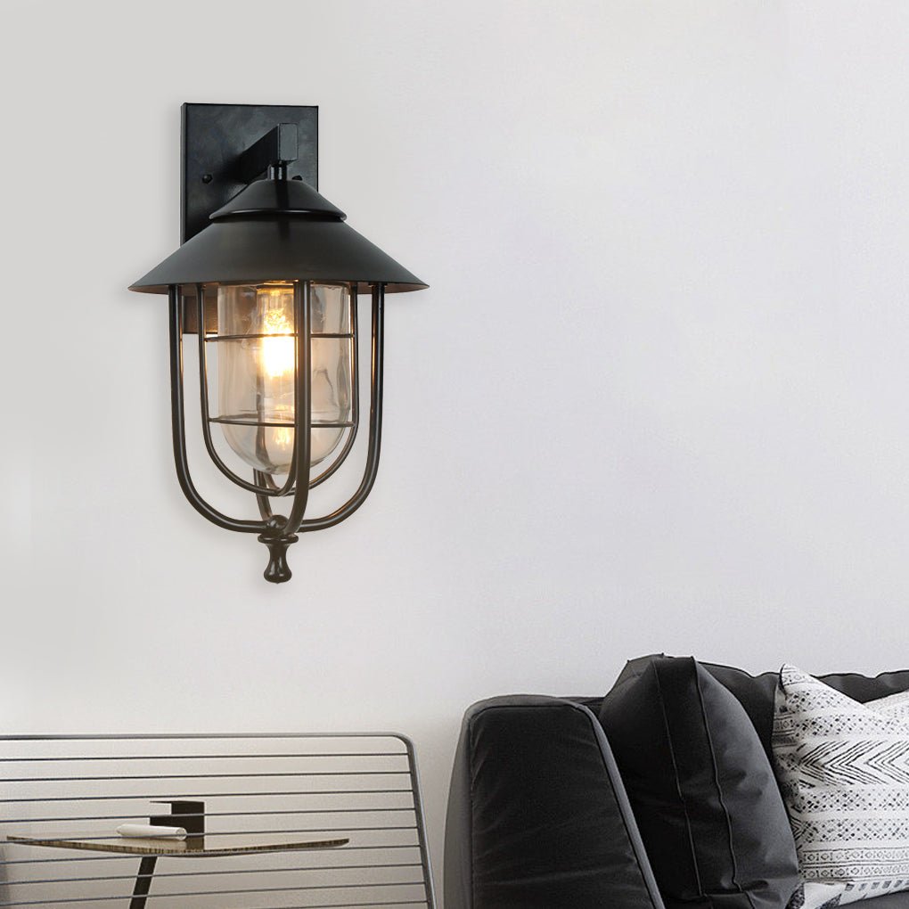 FENWICK RUSTIC METAL OUTDOOR SCONCE