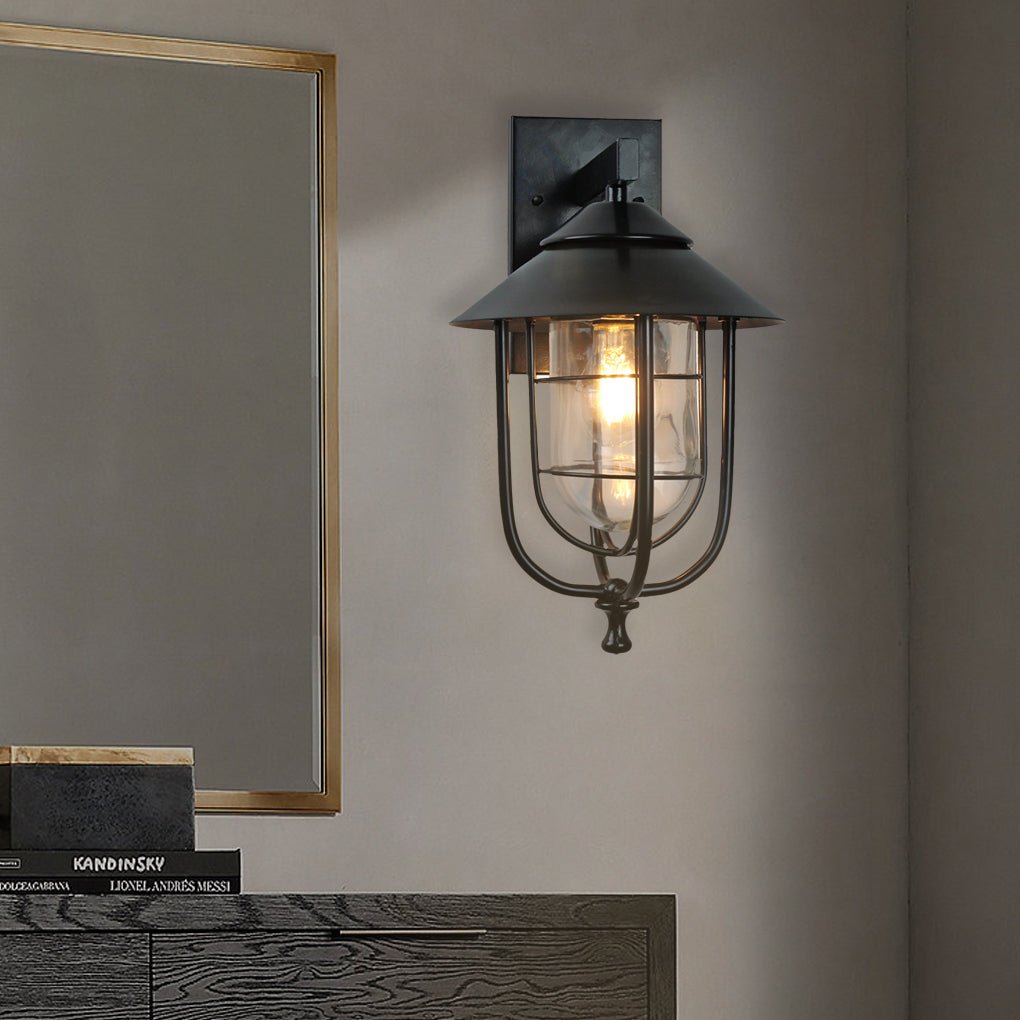 FENWICK RUSTIC METAL OUTDOOR SCONCE