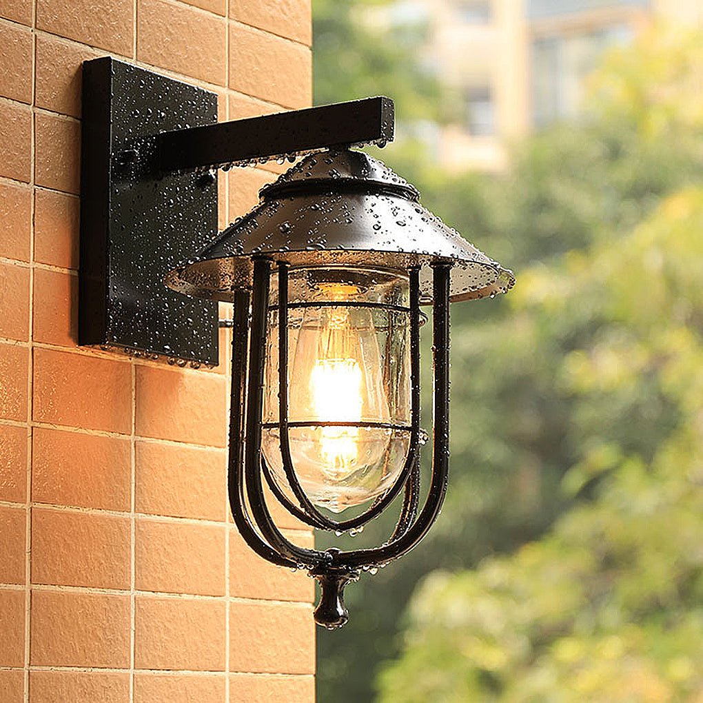 FENWICK RUSTIC METAL OUTDOOR SCONCE