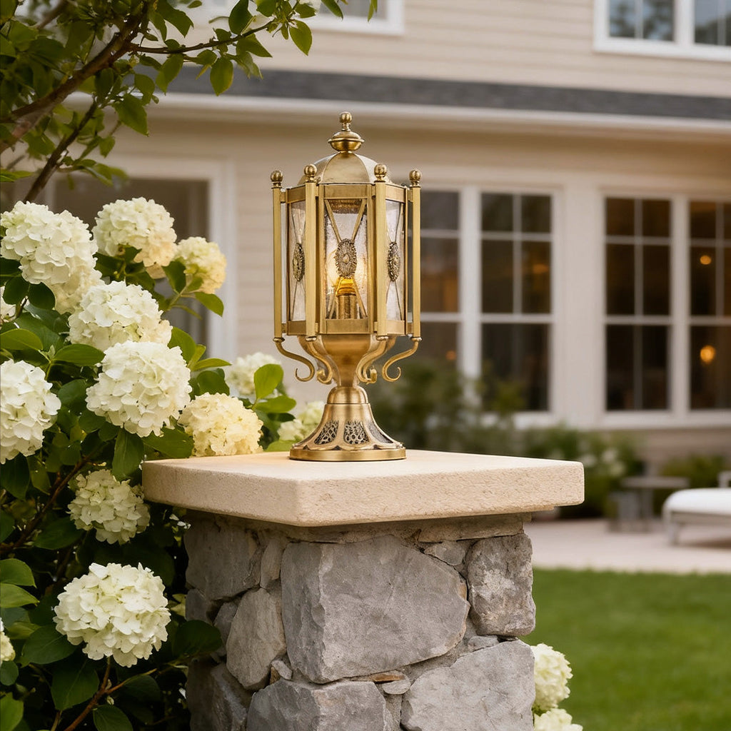 WINDSOR COPPER OUTDOOR COLUMN LANTERN