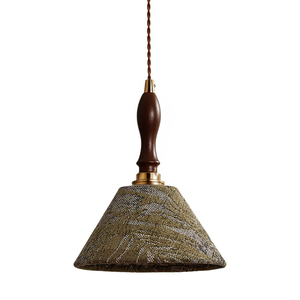 CAPRICE OLIVE METAL DRUM LIGHTING FIXTURE