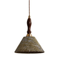 CAPRICE OLIVE METAL DRUM LIGHTING FIXTURE