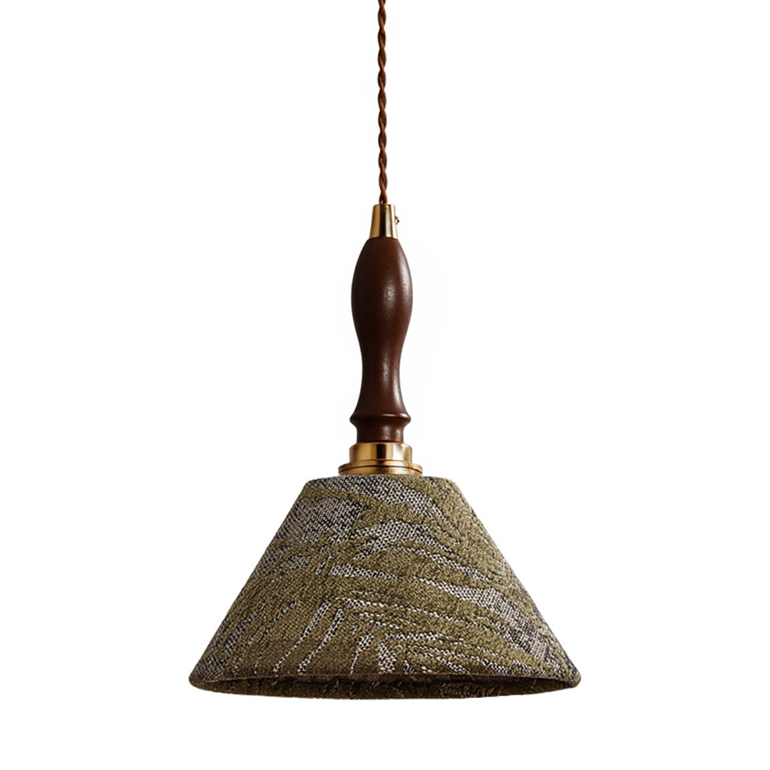 CAPRICE OLIVE METAL DRUM LIGHTING FIXTURE