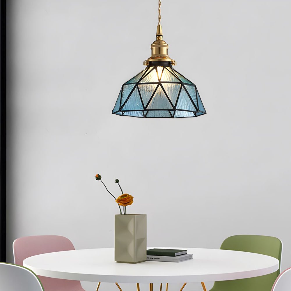 CHARLETON VINTAGE GLASS HANGING LANTERN