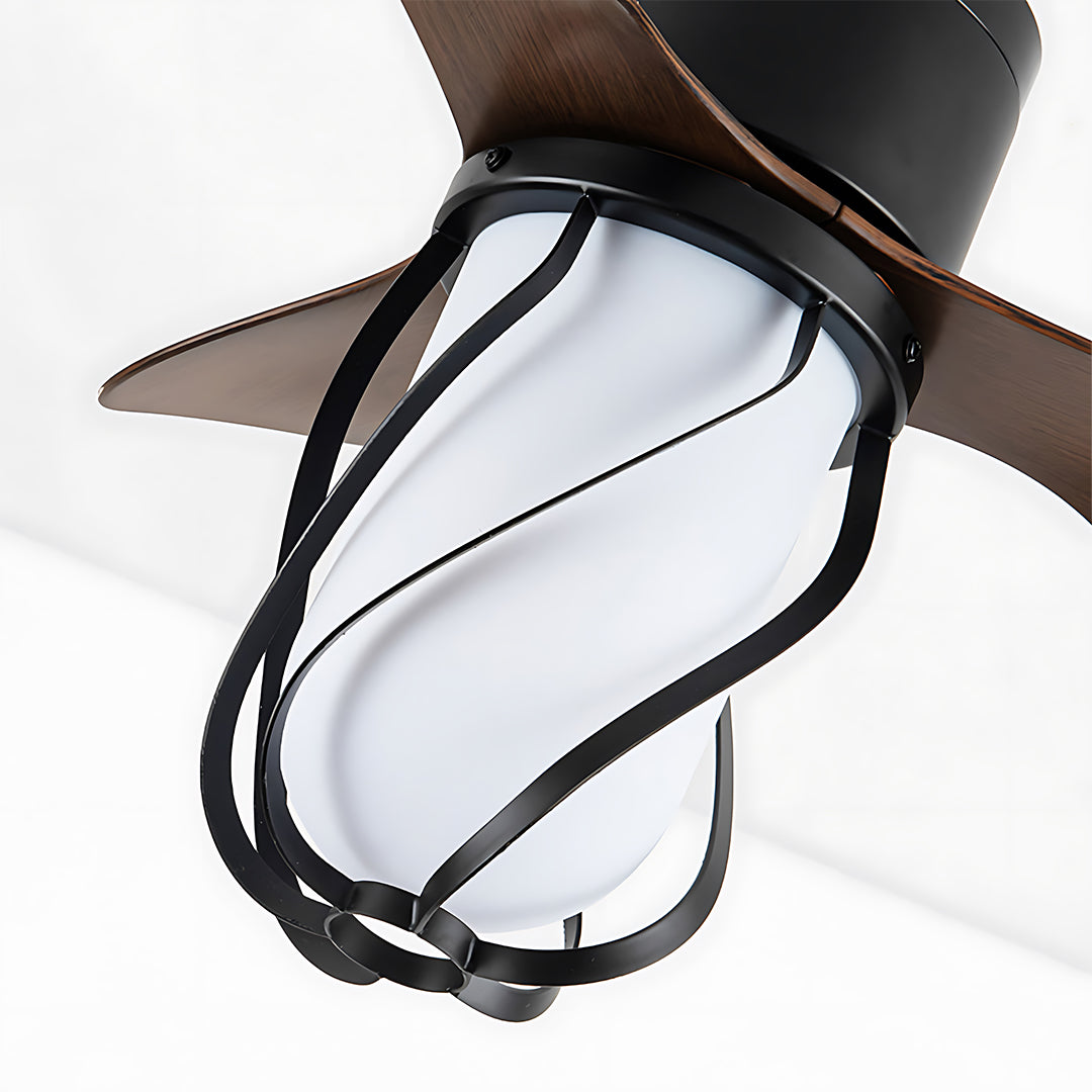 CHARLESTON VINTAGE LED CEILING FAN WITH ILLUMINATION