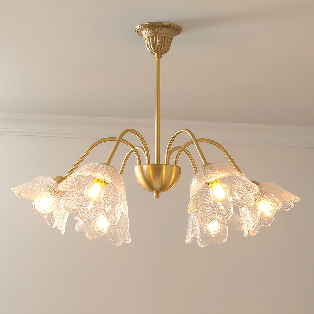 VIOLETTE CRYSTAL BLOOM CEILING LANTERN