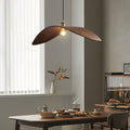 ELMSWORTH WALNUT LEAF CURVATURE PENDANT LIGHT