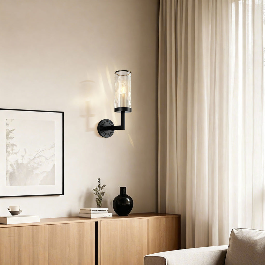 FENWICK COPPER GLASS WALL SCONCE