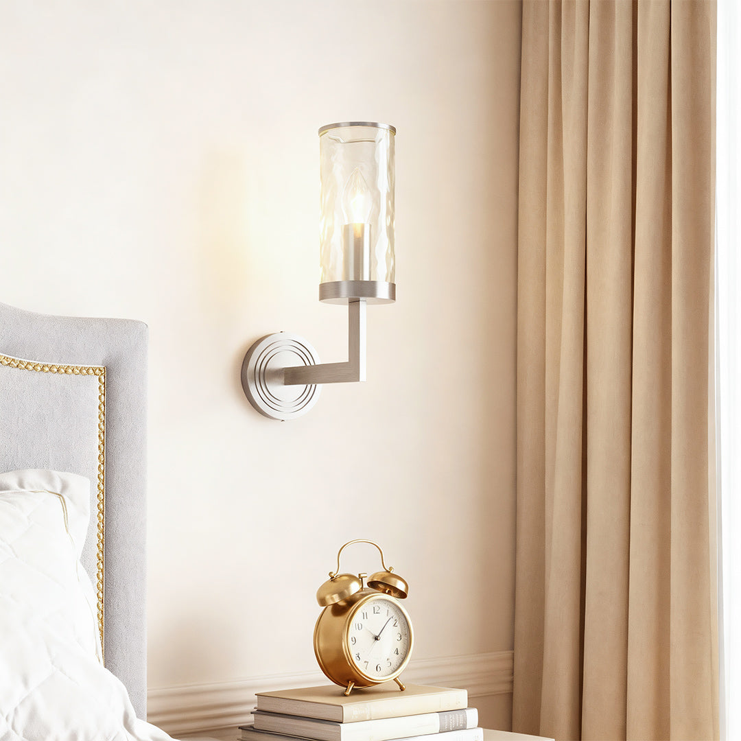 FENWICK COPPER GLASS WALL SCONCE