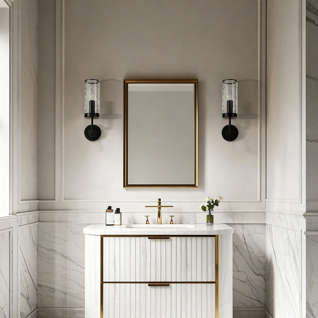 FENWICK COPPER GLASS WALL SCONCE