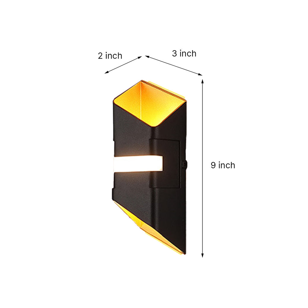 WINCHESTER SQUARE TUBE LED DUAL-FLOW OUTDOOR WALL LANTERN