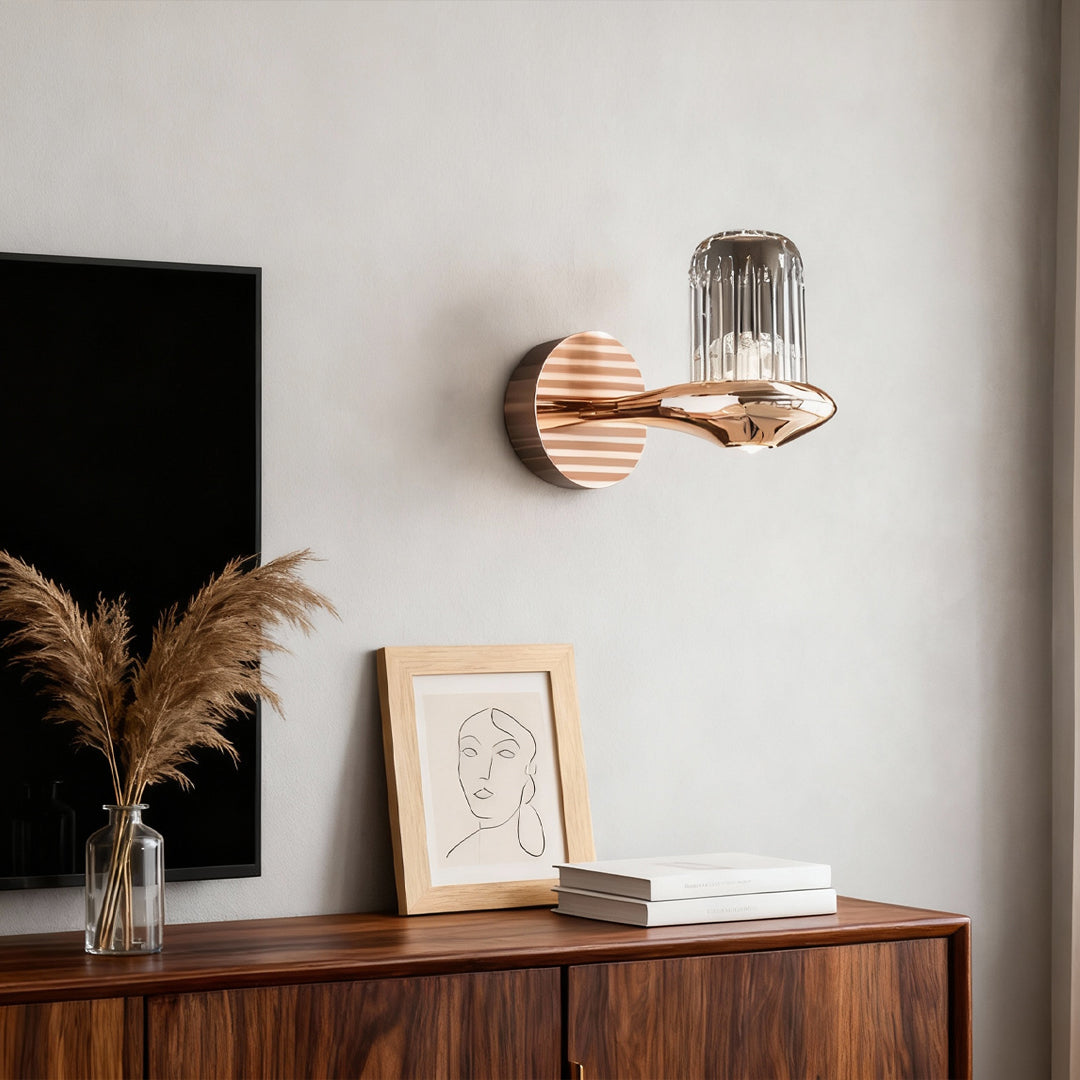 WINTHORPE CRYSTAL-ACCENTED WALL SCONCE