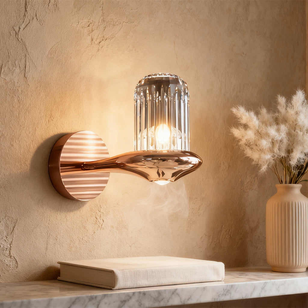 WINTHORPE CRYSTAL-ACCENTED WALL SCONCE