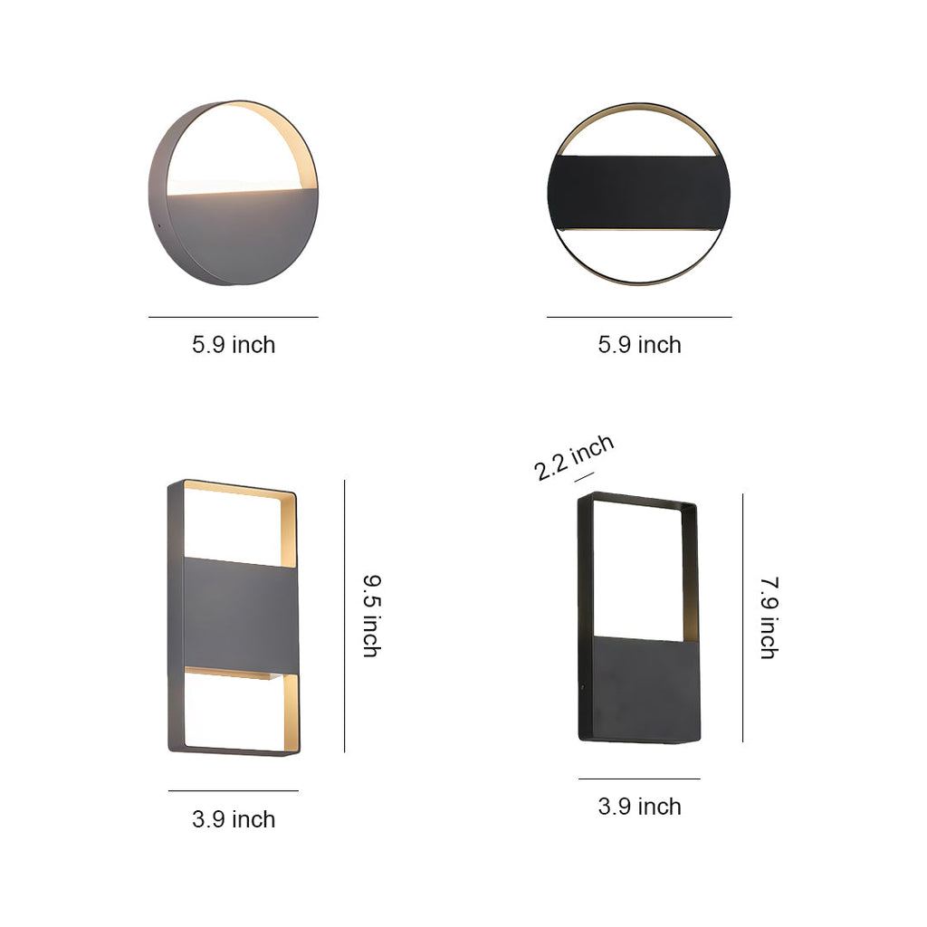 WINTERBOURNE OUTDOOR LED WALL LANTERN
