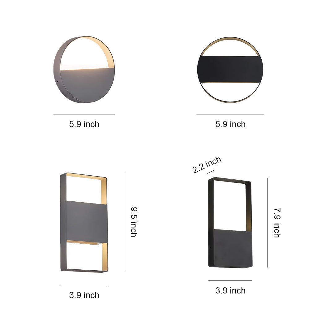 WINTERBOURNE OUTDOOR LED WALL LANTERN