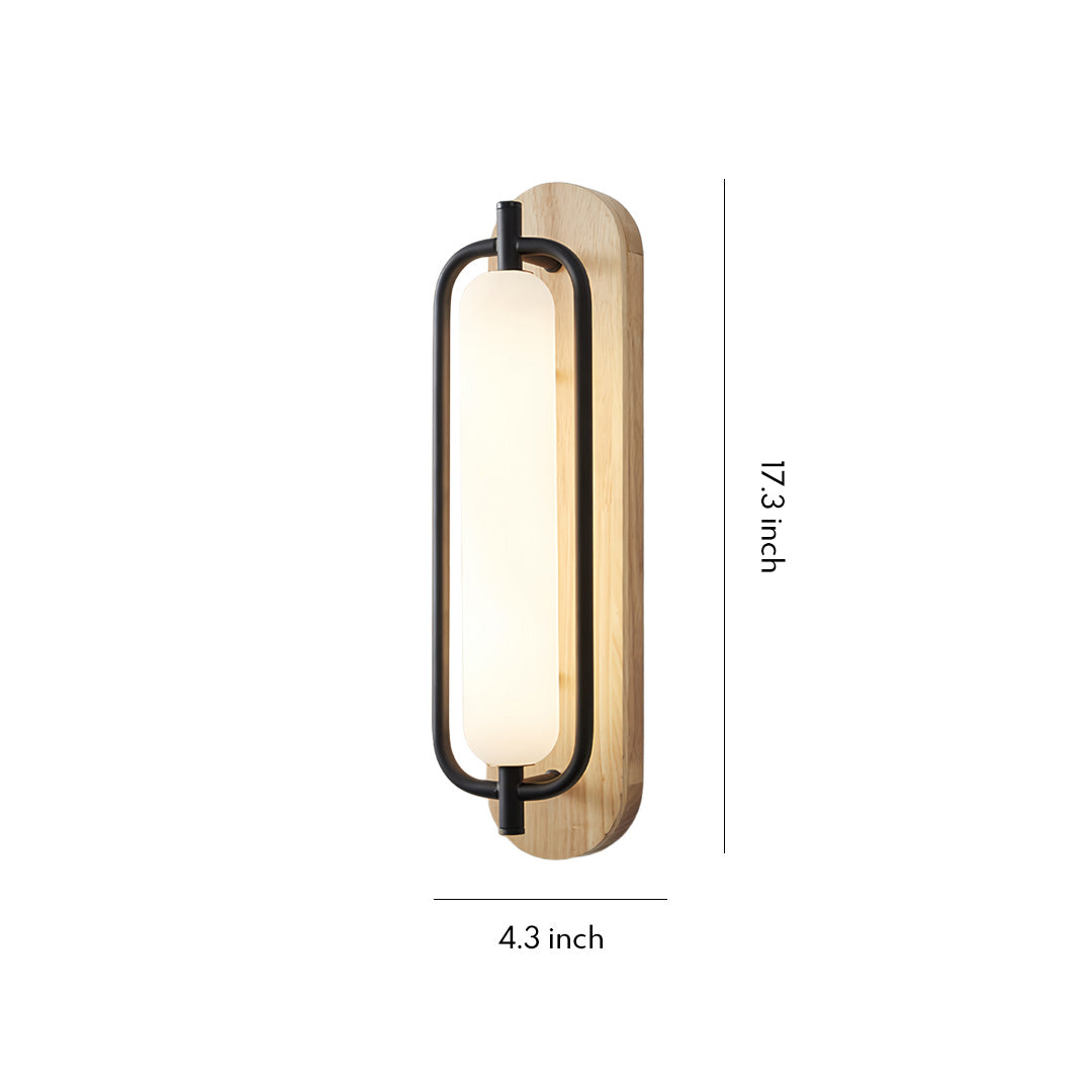 BRAMBLETON IRON ACRYLIC WALL LAMP