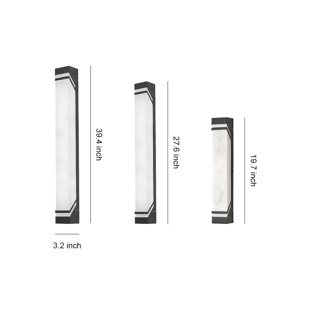 WINTERBOURNE RAINPROOF LINEAR OUTDOOR WALL LANTERN