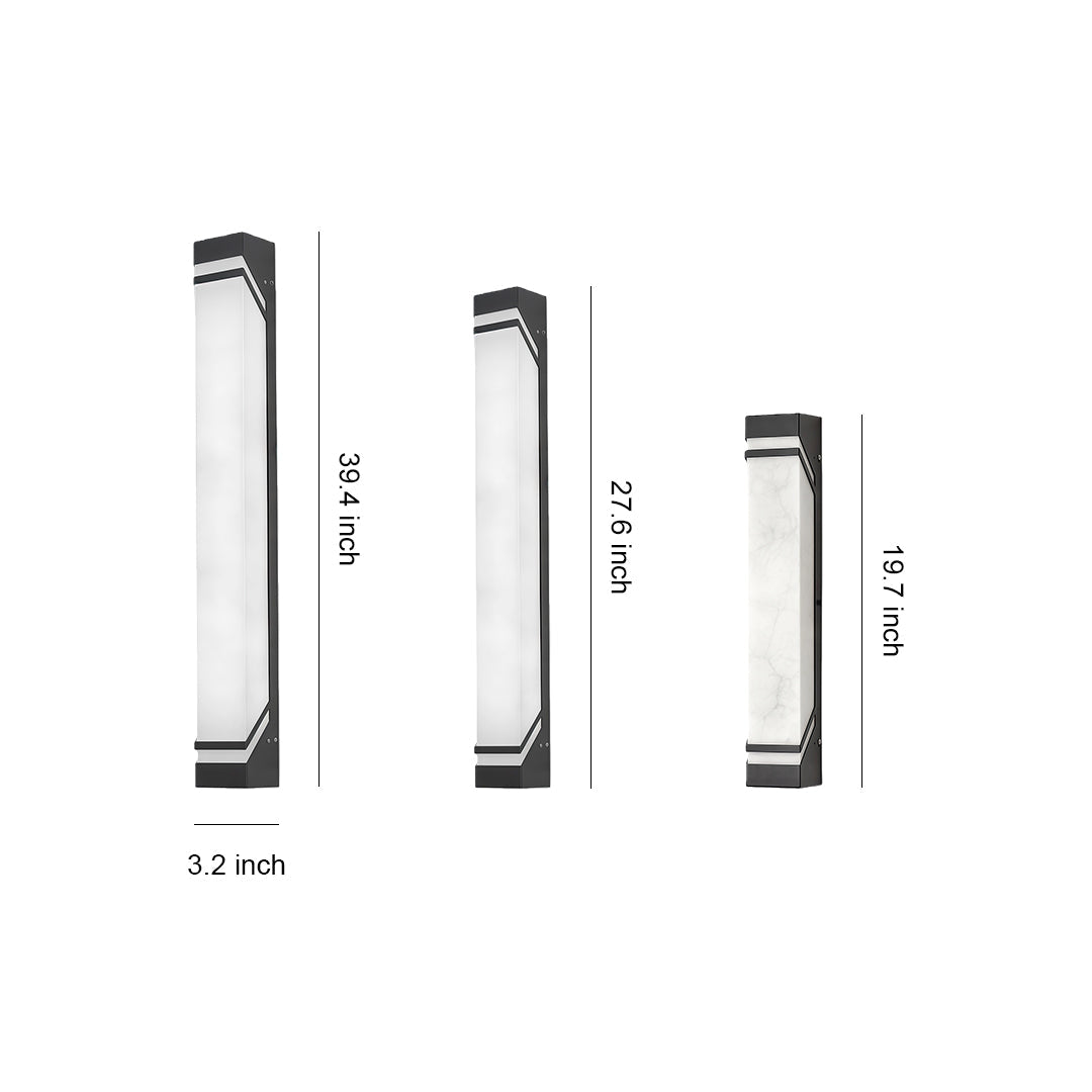 WINTERBOURNE RAINPROOF LINEAR OUTDOOR WALL LANTERN