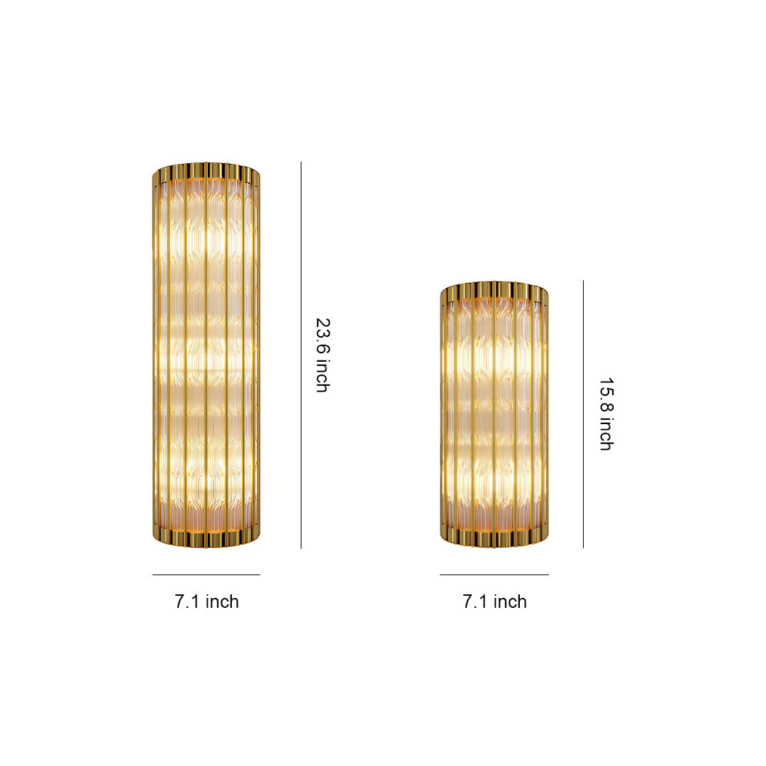 WINCHESTER COPPER AND GLASS LINEAR ILLUMINATOR