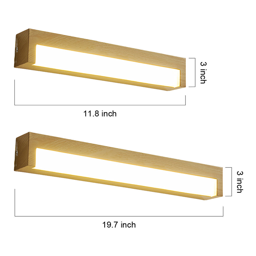 WINTHROP RUSTIC WOODEN WALL SCONCE