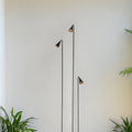 BRAMBLETON METAL GARDEN PATH LIGHTS WITH WEATHER-RESISTANT LED ILLUMINATION