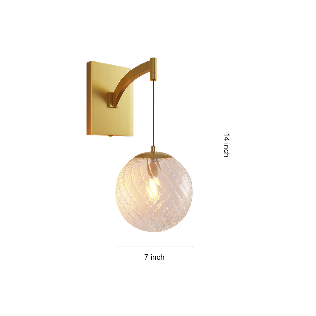 WINCHESTER GLOBE WALL SCONCE